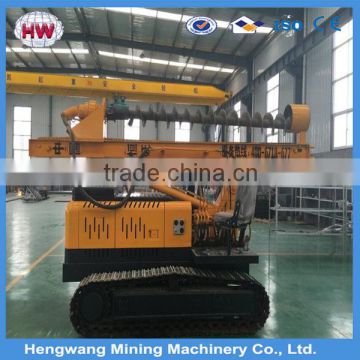 HWD - 300 crawler type 3 meters spiral pile driver photovoltaic (pv) driver