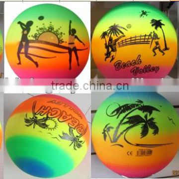 PVC volleyball/rainbow ball/pvc toy ball