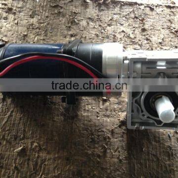 12V DC brush worm gear motor