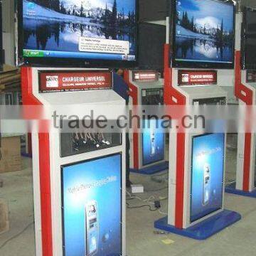 Network Advertisement, advertising and mobile phone charging station