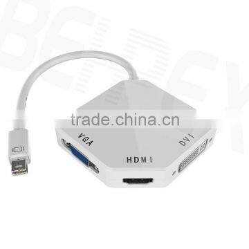 3-in-1 Mini Displayport Adapter DP to VGA DVI for MacBook photo-4