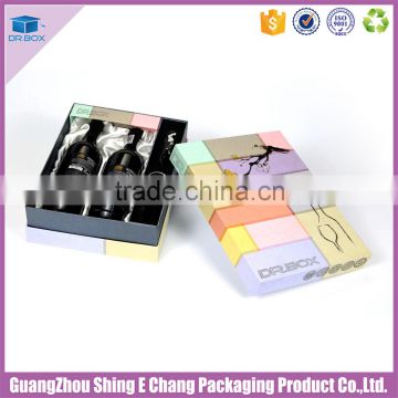 Manufacturer high end cardboard wine carrier box