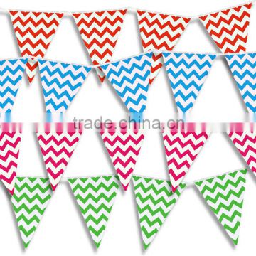 Triangle Decorative Flags Banners for Party