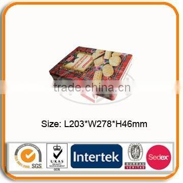 Rectangular Tin Box/Cookie Tin/Tin Boxes Wholesale