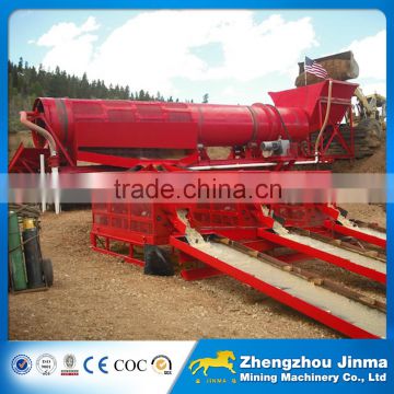 1500x4500 mobile trommel plant gold seperate machine for gold