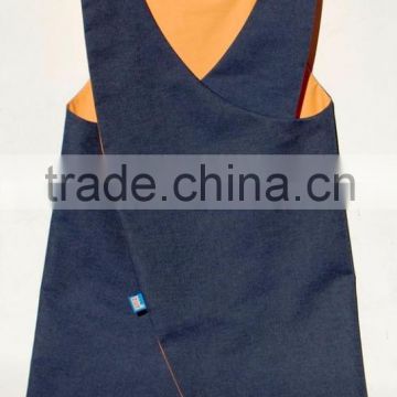 Denim Japanese Apron Cross back apron denim craft apron