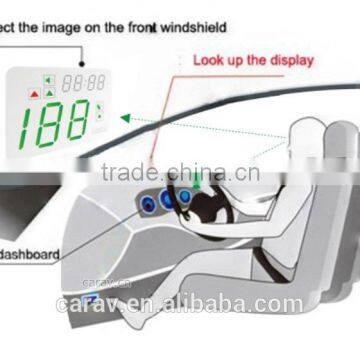 GPS System HUD 3.5'' for Car Head up Display Overspeed Warning photo-2