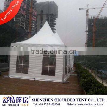 Pagoda Tent 5x5m with glass door