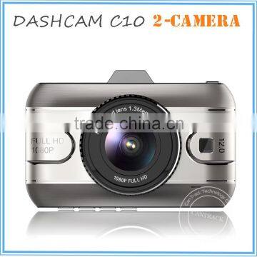 1080P front and 720P back view two car camera 3 Inch screen FHD 1080p manual car camera hd dvr                        
                                                Quality Choice