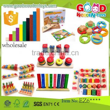 EN71 wholesale educational toy for sale OEM/ODM wooden colorfull toys for kids