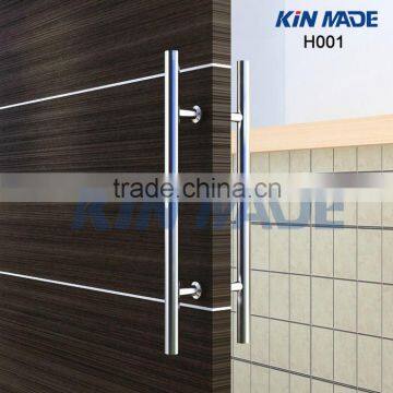 H Shape Back to Back Handle For Wood Door / Glass Door