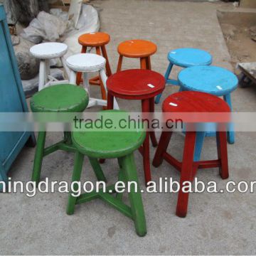 Chinese antique nature wooden round garden stool                        
                                                Quality Choice