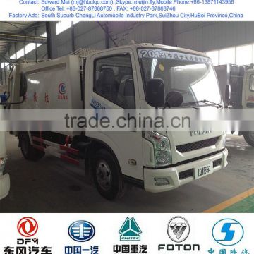 4 m3 Yuejin garbage truck,garbage compactor, 4 cbm Yuejin compactor garbage truck