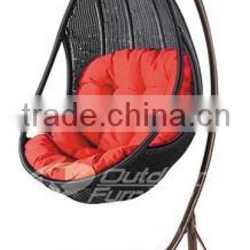 2015 Indoor rattan hanging chair/patio swing with canopy/garden swing(DH-231)