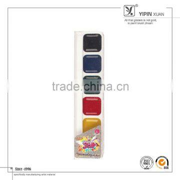 Best Quality Cheap 6Colors Dry Water color Paint Set In Stock
