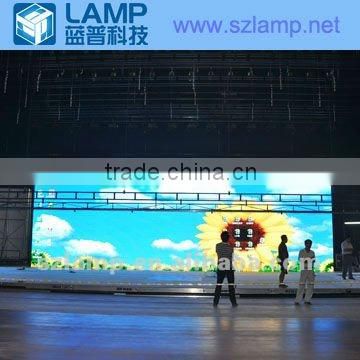 flowing light and color display for stage background