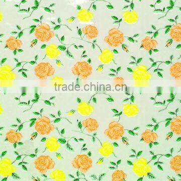 Flower Design Square Tablecloth Home Use Pvc Tablecover photo-5