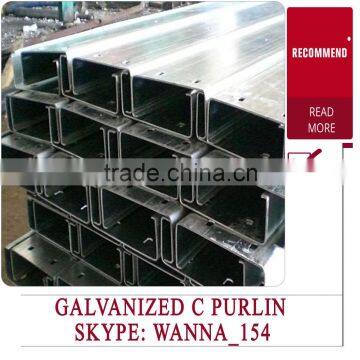 c channel and u channel for steel truss