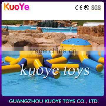 inflatable water games, inflatable wipeout water sport games,crazy water toys inflatable