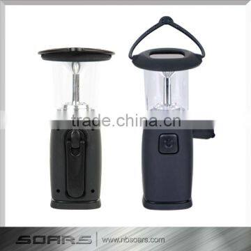 NS9203-6 Dynamo Crank Rechargeable 6pcs LED Solar Power Camping Lantern