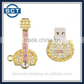 Crystal Guitar USB 2.0 Flash Guitar USB Memory Stick 8GB/16GB/32GB