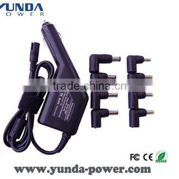 high quality 90W Universal Laptop Adapter for car with 8 Connectors car charger