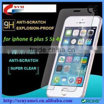 2015 (hot ) 0.26mm 9H HD Anti-Fingerprint Tempered Glass Screen Protector for Apple Iphone 6 5s 5 4s photo-2
