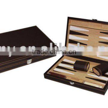 Leather Backgammon Game Set