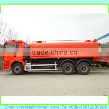 Shacman 10 wheel water truck, water tanker transport truck, tanker truck capacity 18000 litres