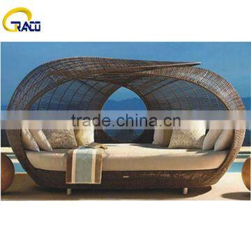Granco KAL725 luxury rattan sun lounger