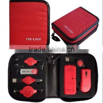 OEM Universal Promotional Laptop travel usb tool gift set in client's color