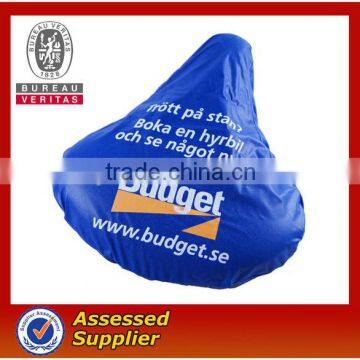 promotional bike seat cover with custom logo