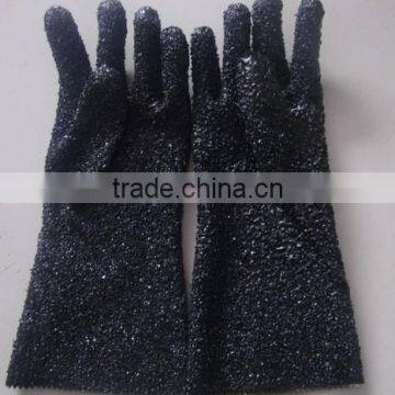 [Gold Supplier] HOT ! PVC Fully Coated With Dots Gauntlet Gloves
