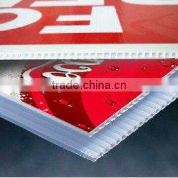 corrugated corflute sheet 10mm thickness Polypropylene Sheet