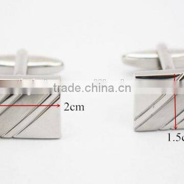 Cuff Button Brass Cufflinks Rectangle Brass Men Shirt Cuff Button photo-3