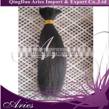 Bulk braiding hair, 100% remy human hair