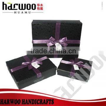 Custom logo printed paper jewelry gift box for ring box