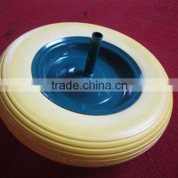 PU foam wheel 350x80/ solid wheel/wheelbarrow