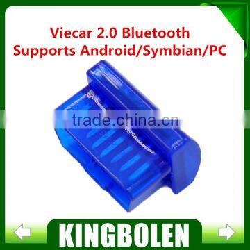 New Arrival!!! Supports Android / Windows Bluetooth 2.0 Viecar 2.0 Car Diagnostic Tool ELM327 Upgrade