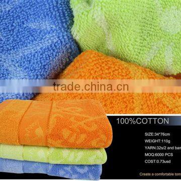 2015 new design wholesale hygroscopic cheap white cotton hand towel restaurant