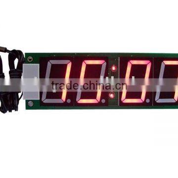 1.5 inch led digital clock circuit module with temperature, date display