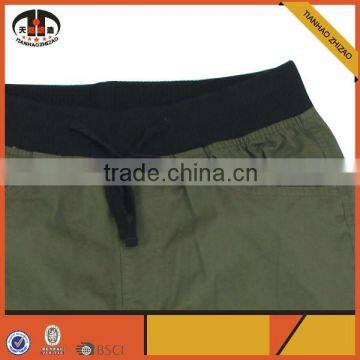 Custom Design Cotton Army Green Harem Pants Wholesale for Men photo-3