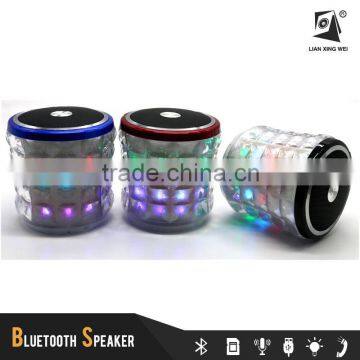 Fashionable Design colorful lighting bluetooth speaker with led light