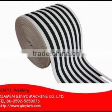 High Quality Black And White Stripe Polyester Webbing Made In China photo-3
