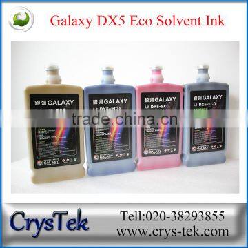 CRYSTEK Original Galaxy eco solvent printing ink compatible with Dx5 Dx4 printhead