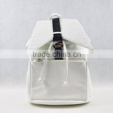 2016 best selling pu backpck,school backpack,white backpack