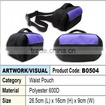 Purple Nylon waist bag