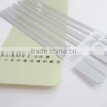 Nes Design Label Tags With Plastic Transparent Layer Logo for Cloth