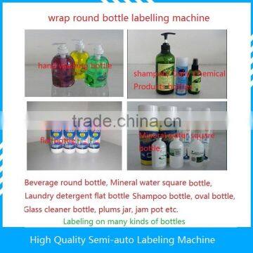 Shenzhen factory Semi-auto self-adhesive labeling machine manual labeling for bottle/jars labeling tool desktop packing machine