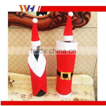 Chinese Wholesale Red Wine Bootle Cloth Christmas Gifts 2015